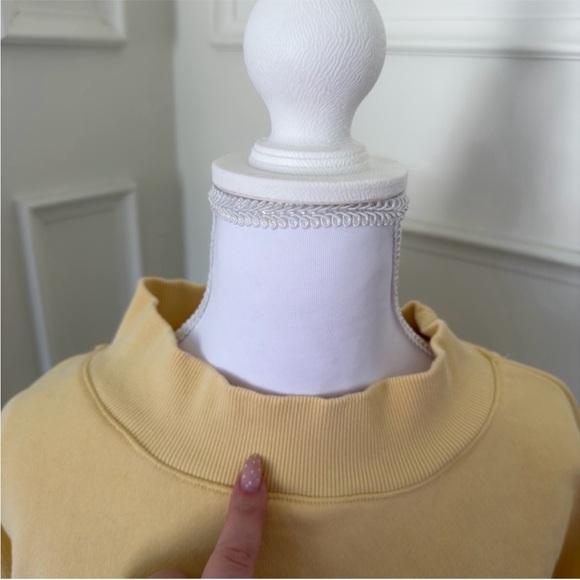 PARKE Heritage Varsity Mockneck L/XL Yellow - Picture 6 of 10